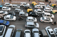 Traffic in New Delhi